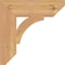 Ekena Millwork Thorton Slat Smooth Bracket, Western Red Cedar, 3 1/2"W x 14"D x 14"H BKT04X14X14THR06SWR - alternate 3